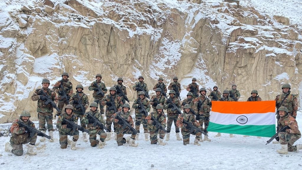 Indian Army unfurls national flag in Galwan valley on New Year